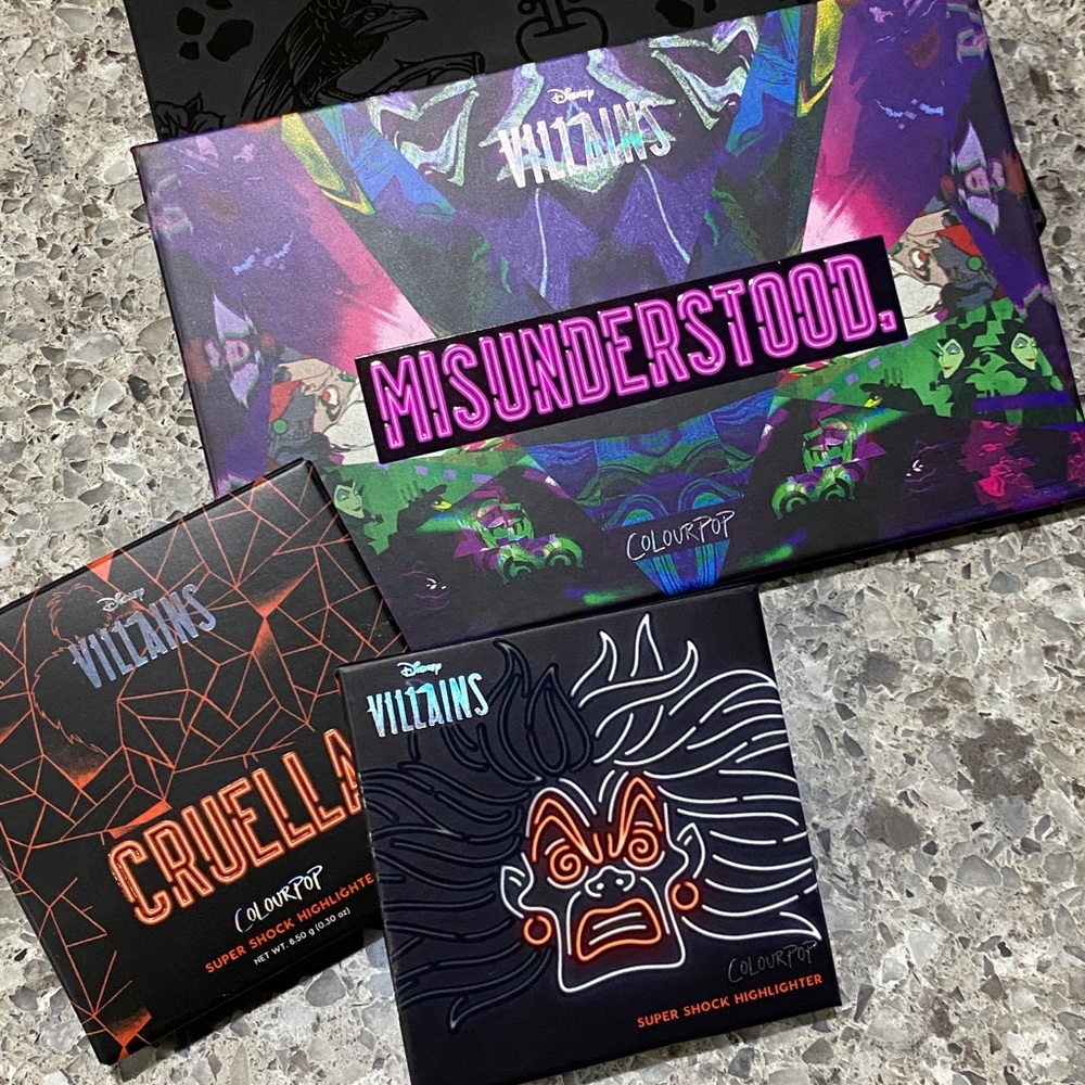 Colourpop Disney Villains Misunderstood Palette